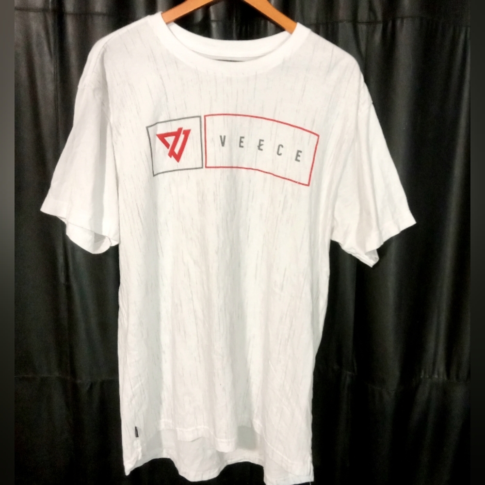 Veece Men’s white T Shirt XXL